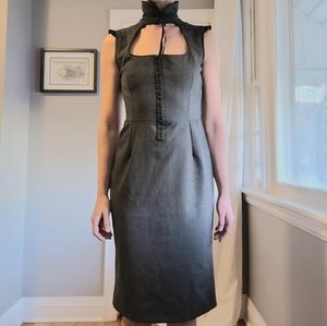Dolce & Gabbana Grey Knee Length Dress